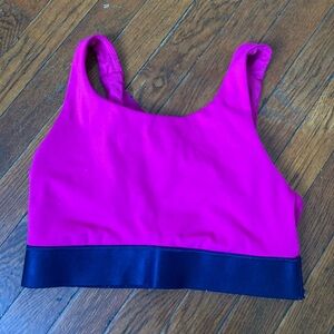 Athleta Pink “Power of She” Sports Bra XS